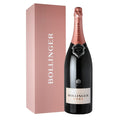 Bollinger Rosé Champagner Brut in Holzkiste 3l