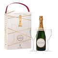 Champagne Laurent-Perrier La Cuvée Brut 0,75l im Geschenkset mit 2 Champagnergläsern