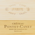 Château Pontet-Canet 1990, 1994, 1995, 1996, 1998, 1999 Jahrgangsselektion - 6 Flaschen in limitierter Holzbox - Bordeaux Frankreich