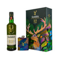 Glenfiddich 12 Jahre - Limited Design + Flachmann - Speyside Single Malt Scotch Whisky - Liwaldo