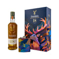 Glenfiddich 18 Jahre - Limited Design + Flachmann - Speyside Single Malt Scotch Whisky - Liwaldo