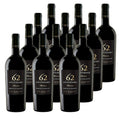 San Marzano 62 Anniversario Primitivo di Manduria Riserva 2019 12 Flaschen Rotwein 0,75L 14,5% vol