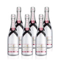 6 Flaschen Moët & Chandon Ice Impérial Rosé Champagner