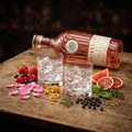 Thinkers Sunset Gin - New World Gin mit Rosenblättern & roten Früchten - 700ml, 40% vol - Liwaldo