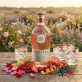 Thinkers Sunset Gin - New World Gin mit Rosenblättern & roten Früchten - 700ml, 40% vol - Liwaldo