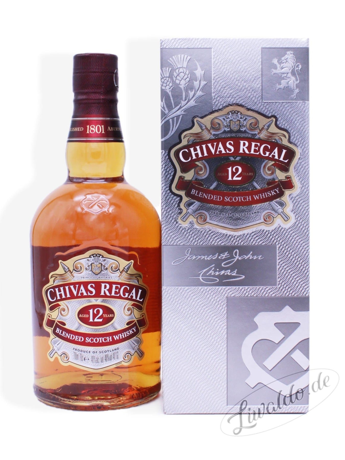 Chivas Regal Blended Scotch Whisky 12 Jahre 40% 0,7 l | Bei